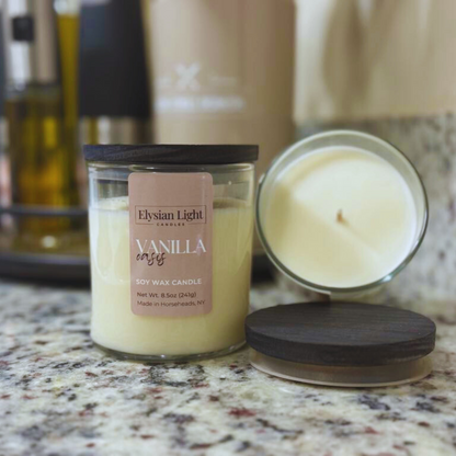 Vanilla Oasis 8oz Hand Poured Soy Candle